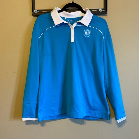 Adidas Long Sleeve Golf Pullover with iconic Pebble Beach logo. - Picture 1 of 8